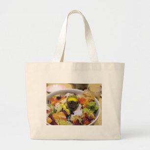 Sashimi Salmon Tuna Fish Seafood Caviar Japans Grote Tote Bag