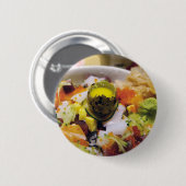 Sashimi Salmon Tuna Fish Seafood Caviar Japans Ronde Button 5,7 Cm (Voorkant /achterkant)