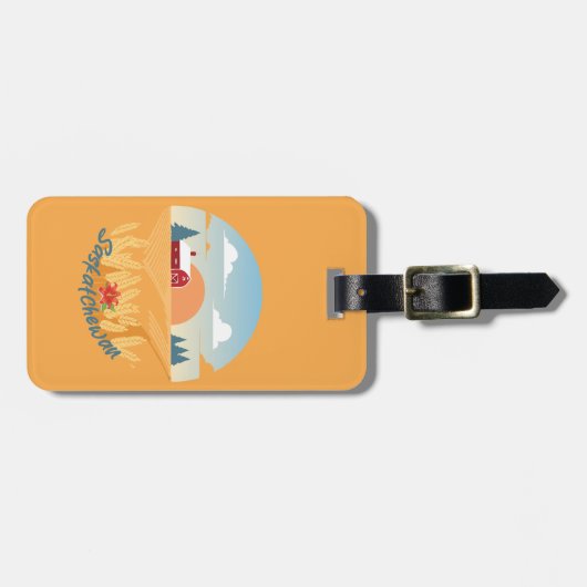  Saskatchewan Bagagelabel (Voorkant horizontaal)