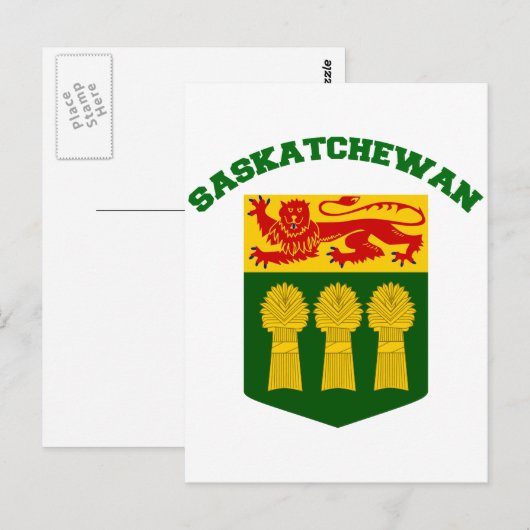 SASKATCHEWAN BRIEFKAART (Voorkant / Achterkant)