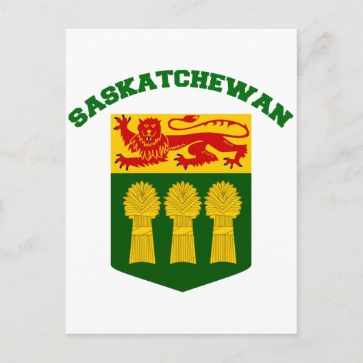 SASKATCHEWAN BRIEFKAART (Voorkant)