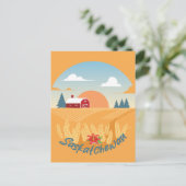 Saskatchewan Briefkaart (Staand voorkant)