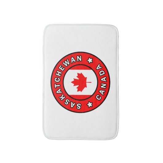 Saskatchewan Canada Badmat (Voorkant Verticaal)