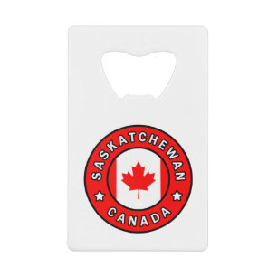 Saskatchewan Canada Creditkaart Flessenopener