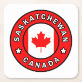 Saskatchewan Canada Kartonnen Onderzetters (Voorkant)