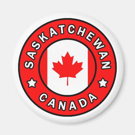 Saskatchewan Canada Magneet (Voorkant)
