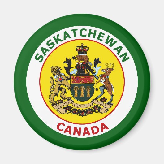 SASKATCHEWAN, CANADA MAGNEET (Voorkant)