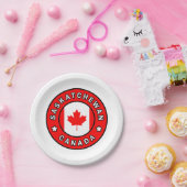 Saskatchewan Canada Papieren Bordje (Feest)