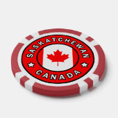 Saskatchewan Canada Pokerchips (Enkel)