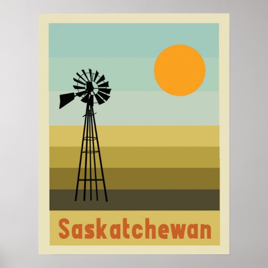 Saskatchewan Canada Poster (Voorkant)