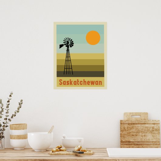 Saskatchewan Canada Poster (Keuken)