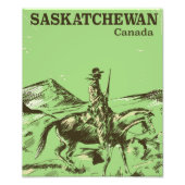 Saskatchewan Canada poster van vintage-reizen (Voorkant)