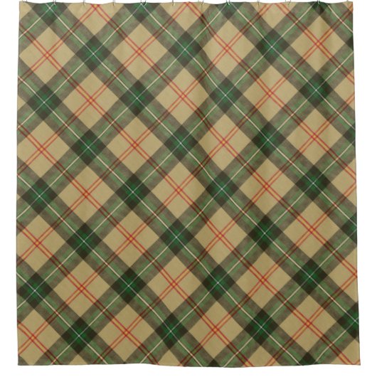 Saskatchewan Canada Provinciaal Tartan Douchegordijn (Voorkant)