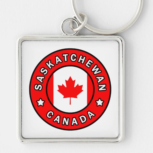 Saskatchewan Canada Sleutelhanger (Voorkant)