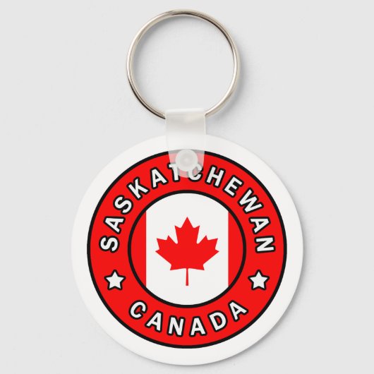 Saskatchewan Canada Sleutelhanger (Voorkant)