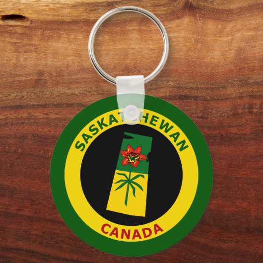 SASKATCHEWAN CANADA SLEUTELHANGER (Voorkant)