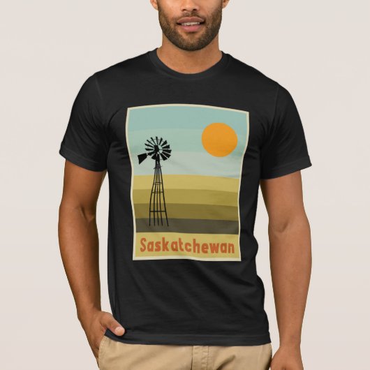 Saskatchewan Canada T-shirt (Voorkant)