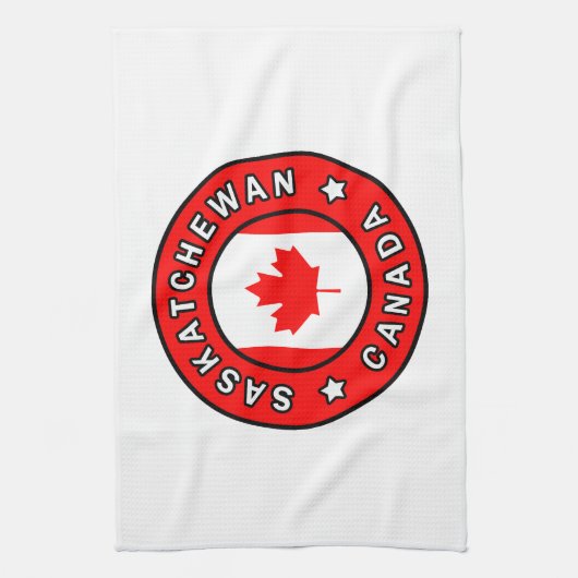 Saskatchewan Canada Theedoek (Verticaal)