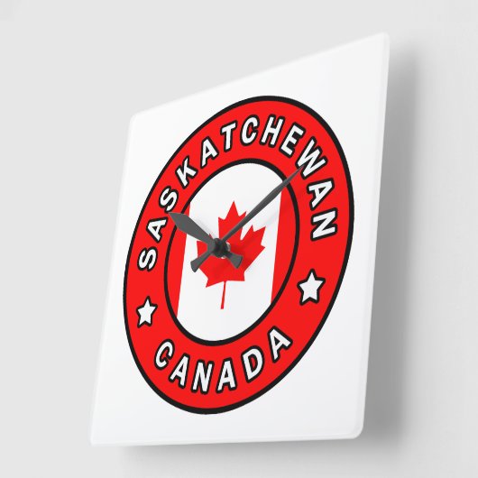 Saskatchewan Canada Vierkante Klok (Hoek)