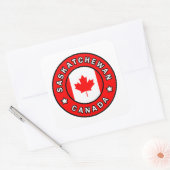 Saskatchewan Canada Vierkante Sticker (Envelop)