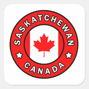 Saskatchewan Canada Vierkante Sticker