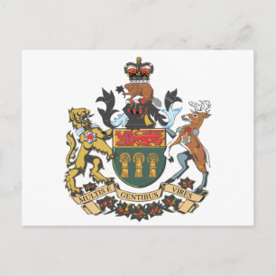 Saskatchewan (Canada) Wapenkarton Briefkaart