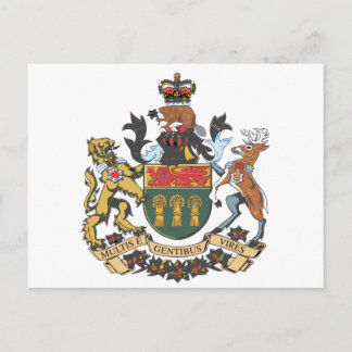 Saskatchewan (Canada) Wapenkarton Briefkaart