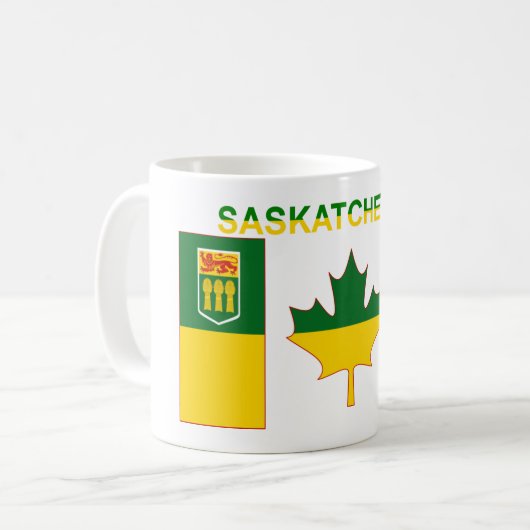 Saskatchewan Coffee Mok (Voorkant links)