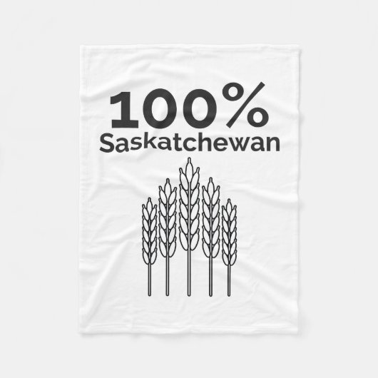 Saskatchewan Farmer Fleece Deken (Voorkant)