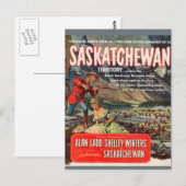 Saskatchewan film poster afbeelding briefkaart (Voorkant / Achterkant)