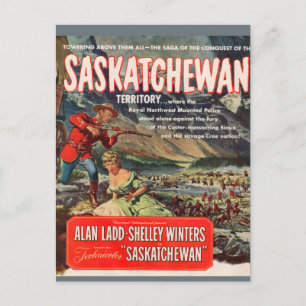 Saskatchewan film poster afbeelding briefkaart