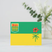 SASKATCHEWAN FLAG BRIEFKAART (Staand voorkant)