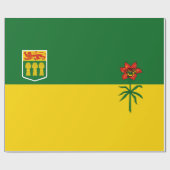 Saskatchewan Flag Cadeaupapier (Vlak)