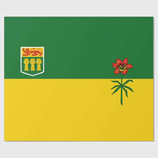 Saskatchewan Flag Cadeaupapier (Vlak)