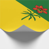 Saskatchewan Flag Cadeaupapier (Hoek)