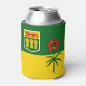 Saskatchewan Flag (CANADA) Blikjeskoeler (Blikje Voorkant)