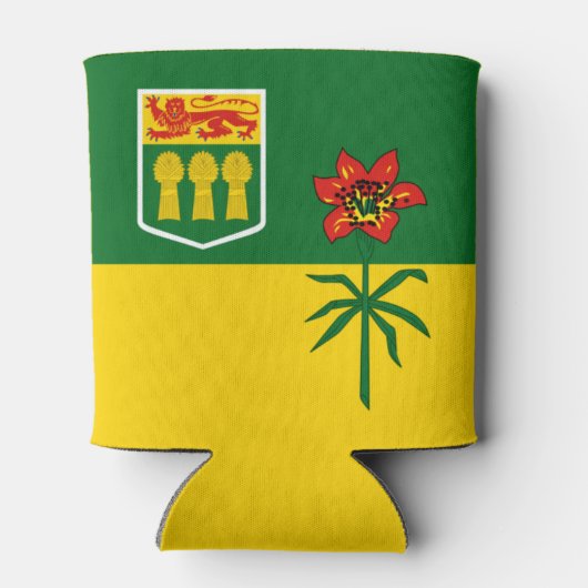 Saskatchewan Flag (CANADA) Blikjeskoeler (Achterkant)
