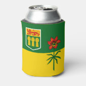 Saskatchewan Flag (CANADA) Blikjeskoeler (Blikje Achterkant)