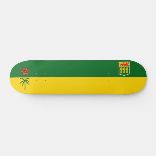 Saskatchewan Flag (CANADA) Persoonlijk Skateboard (Horizontaal)