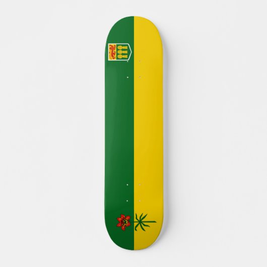 Saskatchewan Flag (CANADA) Persoonlijk Skateboard (Voorkant)
