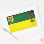 Saskatchewan Flag (CANADA) Rechthoekige Sticker (Envelop)