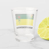 Saskatchewan Flag (CANADA) Shot Glas (Achterkant)