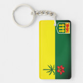Saskatchewan Flag (CANADA) Sleutelhanger (Voorkant)