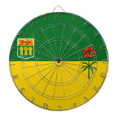 Saskatchewan Flag Dartbord (Voorkant)