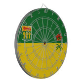Saskatchewan Flag Dartbord (Voorkant Links)