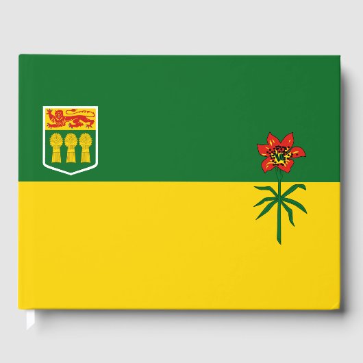 Saskatchewan Flag Gastenboek (Voorkant)