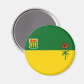 Saskatchewan Flag Magneet (Voorkant / Achterkant)