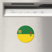 Saskatchewan Flag Magneet (Insitu (Vaatwasser))
