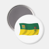 Saskatchewan Flag Magnet (Voorkant / Achterkant)