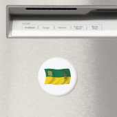 Saskatchewan Flag Magnet (Insitu (Vaatwasser))